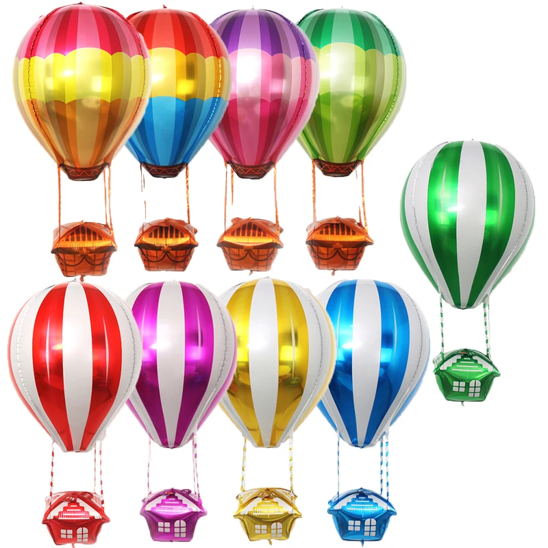 5cs/lot 4D Hot Air Balloon Modeling Children's Birthday Party Decoration Foil Ballon Activities Festival Wedding Decor Supplies
5cs/lot 4D Hot Air Balloon Modeling Children's Birthday Party Decoration Foil Ballon Activities Festival Wedding Decor Supplies