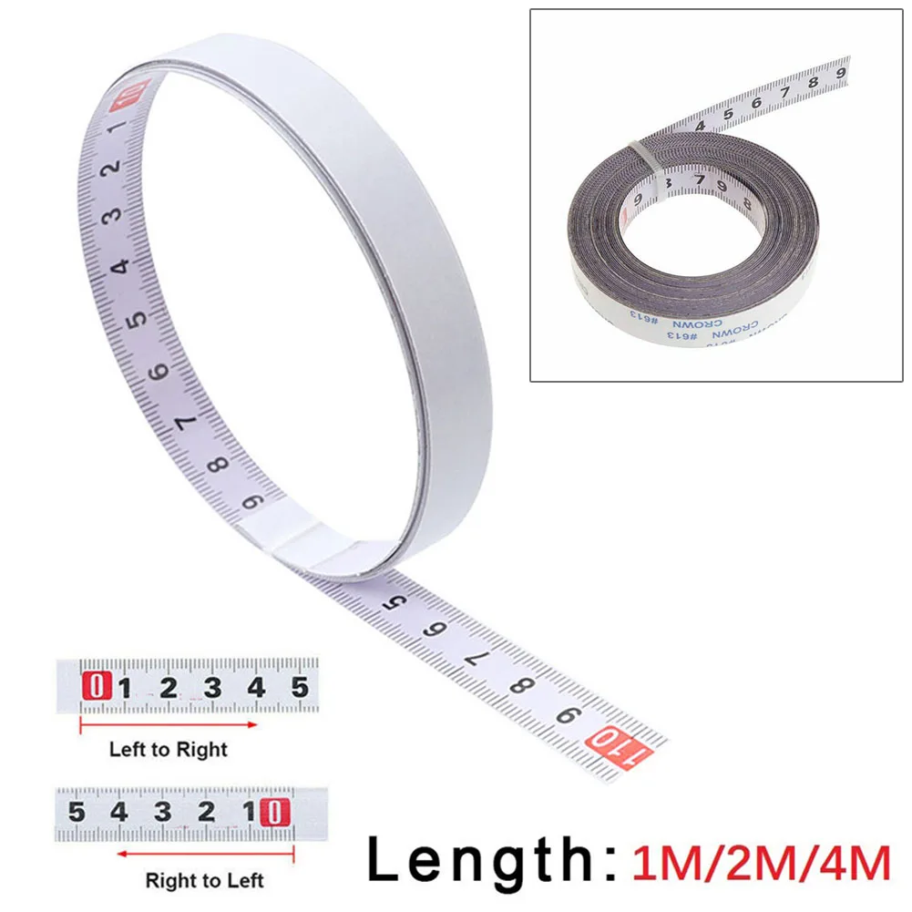 1/2/4M Self Adhesive Metric Miter Track Stell Tape Measure Stainness Steel Scale Ruler For Woodworking Table Saw Measuring
1/2/4M Self Adhesive Metric Miter Track Stell Tape Measure Stainness Steel Scale Ruler For Woodworking Table Saw Measuring