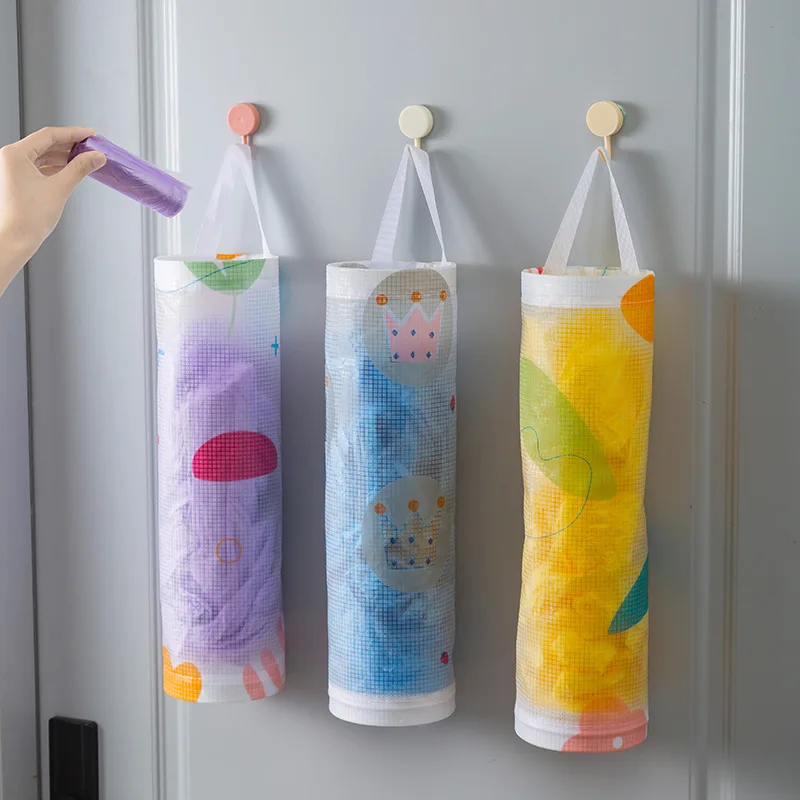 Kitchen Plastic Mesh Dispenser Organizer Trash Bags Holder Bag Storage Bag Garbage Bags Grocery Holder Home Garbage Organizer 
Kitchen Plastic Mesh Dispenser Organizer Trash Bags Holder Bag Storage Bag Garbage Bags Grocery Holder Home Garbage Organizer