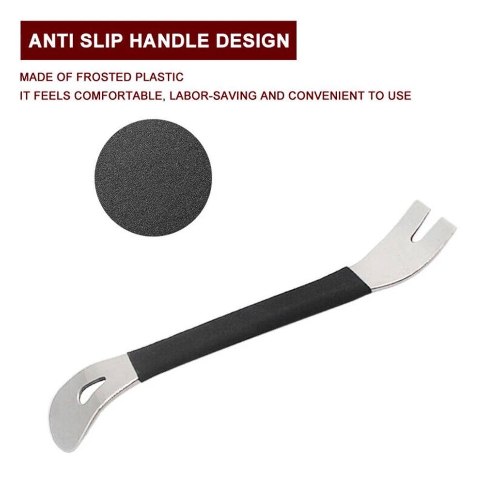 Pry Tool Trim Removal Tool Silver&black Stainless Steel 1pcs Puller 20.5cm Length Accessories Dual Ends Durable
Pry Tool Trim Removal Tool Silver&black Stainless Steel 1pcs Puller 20.5cm Length Accessories Dual Ends Durable