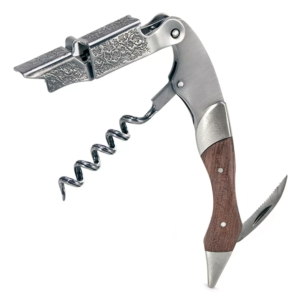 Opener, Professional Waiters Corkscrew, PU Bag, Bottle Opener and Foil Cutter Gift for Wine Lovers
Opener, Professional Waiters Corkscrew, PU Bag, Bottle Opener and Foil Cutter Gift for Wine Lovers