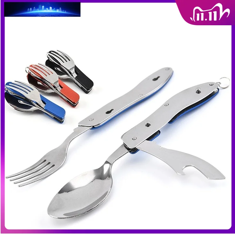 3Pcs Portable Multifunction Folding Cutlery Knife Fork Spoon Outdoor Sports Camping Picnic Stainless Steel Traveling Tablewa
3Pcs Portable Multifunction Folding Cutlery Knife Fork Spoon Outdoor Sports Camping Picnic Stainless Steel Traveling Tablewa