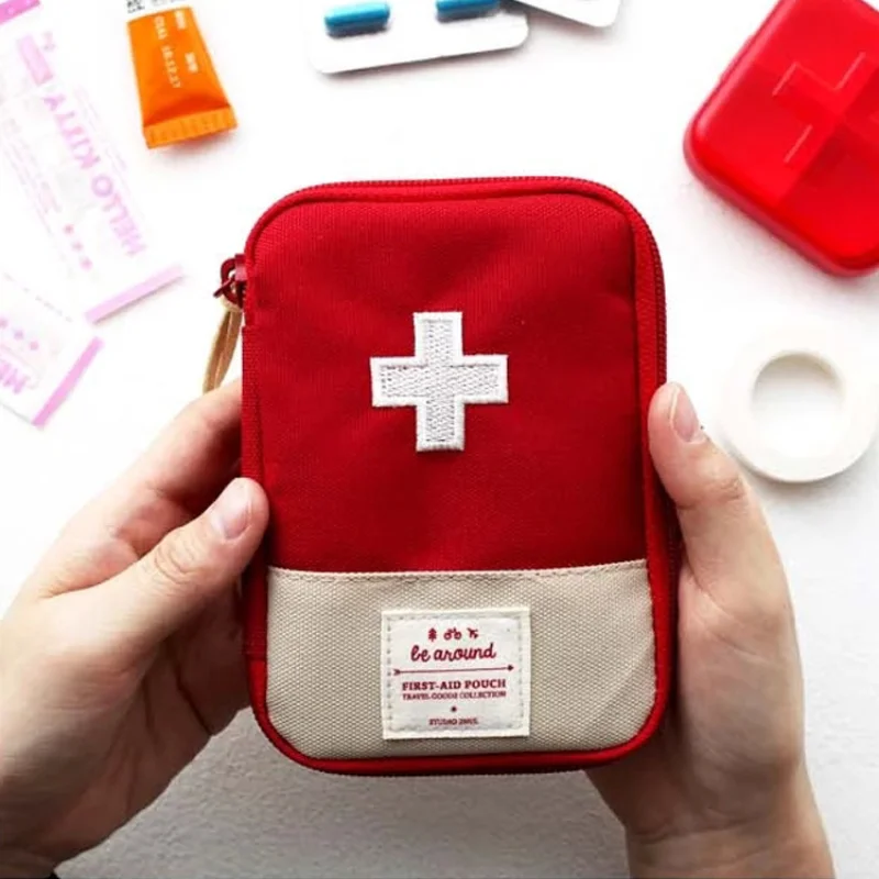 

First Aid Medical Kit Travel Outdoor Camping Useful Portable Mini Medicine Storage Bag Camping Emergency Survival Bag Pill Case