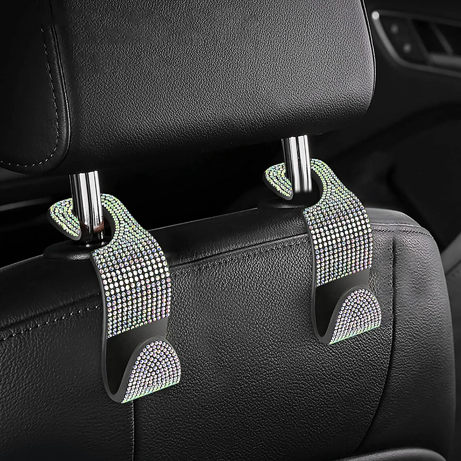 2PCS Car Seat Headrest Holder S-Type Hook Hanger Storage Organizer Universal for Handbag Purse Coat fit Universal Diamond-Set
2PCS Car Seat Headrest Holder S-Type Hook Hanger Storage Organizer Universal for Handbag Purse Coat fit Universal Diamond-Set