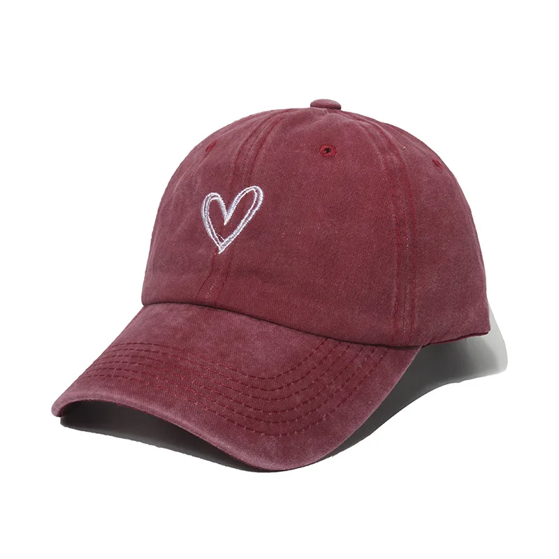 Fashion Outdoor Sport Baseball Caps For Men Women Love Heart Embroidery Snapback Cap Washed Cotton Dad Hat
Fashion Outdoor Sport Baseball Caps For Men Women Love Heart Embroidery Snapback Cap Washed Cotton Dad Hat