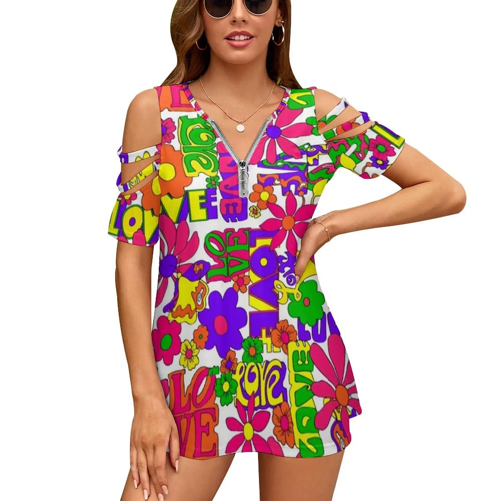 Женская Винтажная футболка с цветочным принтом, V-образным вырезом и коротким рукавом
Женская Винтажная футболка с цветочным принтом, V-образным вырезом и коротким рукавом