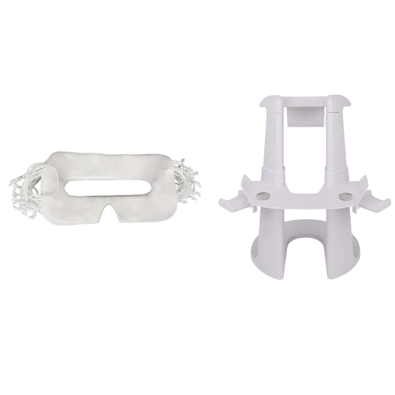 1 Pcs VR Headset and Press Controllers Display Stand & 100 Pcs Eye Pads Disposable Sanitary Eye Patch
1 Pcs VR Headset and Press Controllers Display Stand & 100 Pcs Eye Pads Disposable Sanitary Eye Patch