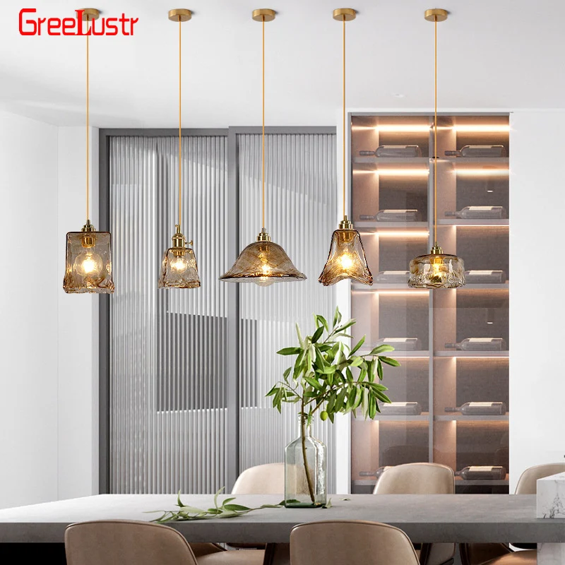 Retro Style Brass Glass E27 Chandelier Decor Bar Restaurant Bedroom Bedside Lamp Creative Personality Cafe Pendant Light Lustre
Retro Style Brass Glass E27 Chandelier Decor Bar Restaurant Bedroom Bedside Lamp Creative Personality Cafe Pendant Light Lustre