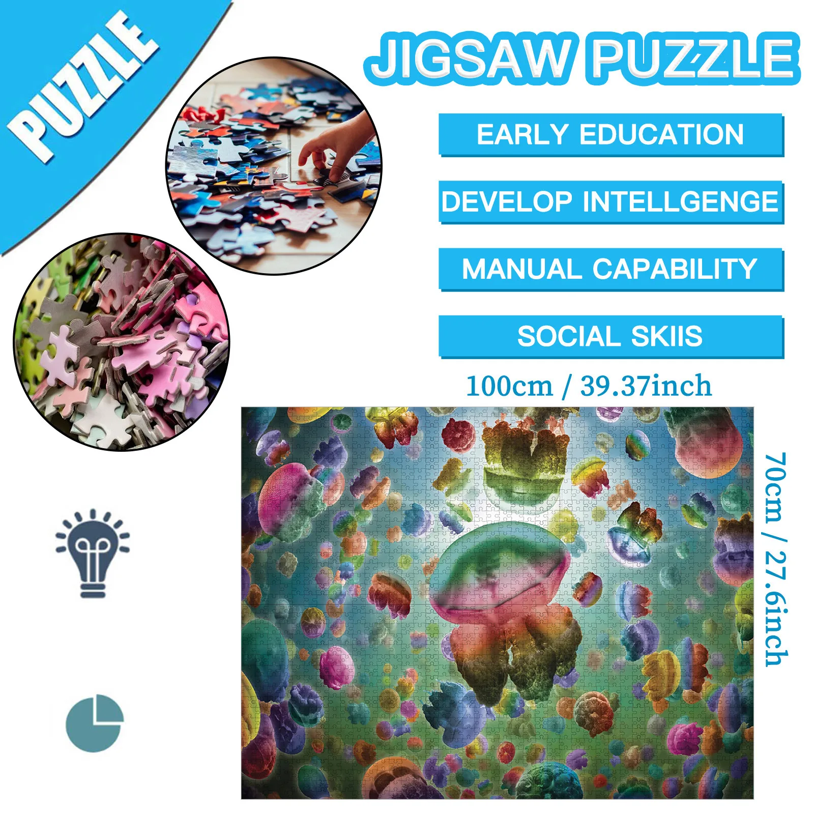 Puzzle Development Intellectual Pcs Holiday Gift And Toy Adult 2000 Ahildren's Puzzle Toy 5400 Toy for Cats
Puzzle Development Intellectual Pcs Holiday Gift And Toy Adult 2000 Ahildren's Puzzle Toy 5400 Toy for Cats