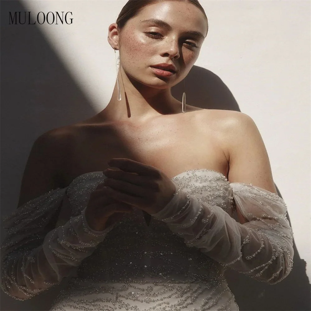 Женское платье с блестками MULOONG, свадебное плиссированное платье до пола со шлейфом и открытыми плечами, платье с юбкой годе
Женское платье с блестками MULOONG, свадебное плиссированное платье до пола со шлейфом и открытыми плечами, платье с юбкой годе