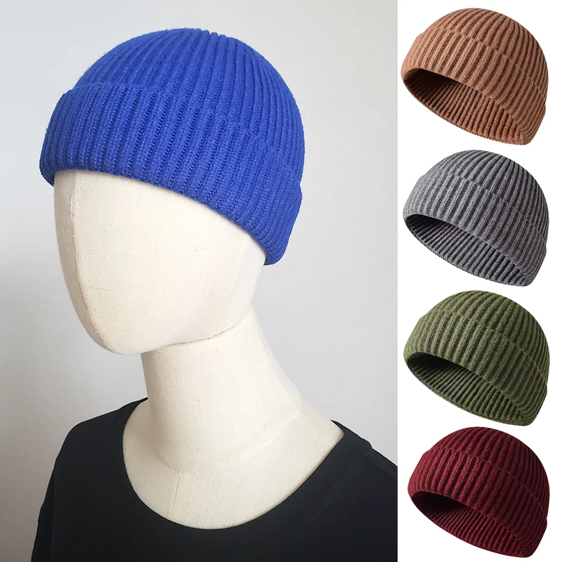 Short Winter Hats for Men Women Simple Classic Knitted Hat for Man Winter Cap Skullies Beanies Solid Color Men Caps
Short Winter Hats for Men Women Simple Classic Knitted Hat for Man Winter Cap Skullies Beanies Solid Color Men Caps