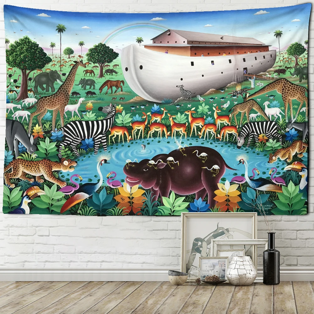 Animal World Illustration Tapestry Wall Hanging System Bohemian Style Witchcraft Psychedelic Mandala Tapiz Home Decor
Animal World Illustration Tapestry Wall Hanging System Bohemian Style Witchcraft Psychedelic Mandala Tapiz Home Decor