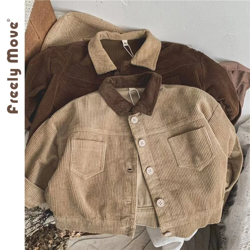 2023 New Children Jacket for Girls Boys Pockets Lapel Baby Coat Girls Cardigan Vintage Kids Jacket Autumn Coat Clothes
2023 New Children Jacket for Girls Boys Pockets Lapel Baby Coat Girls Cardigan Vintage Kids Jacket Autumn Coat Clothes