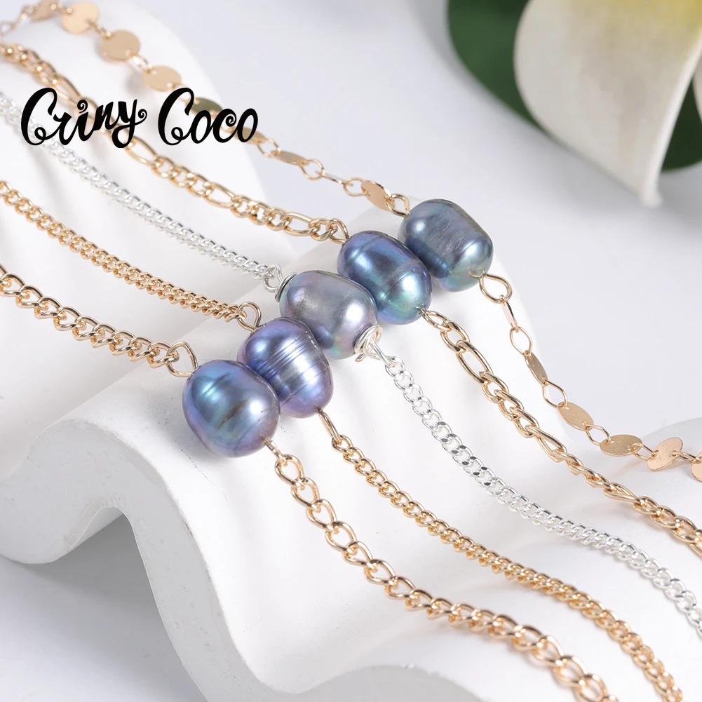 Cring Coco Female Black Freshwater Pearl Bracelet 2023 Women's Gold Plated Bracelets Jewelry Bangles Bracelets on Hand for Women
Cring Coco Female Black Freshwater Pearl Bracelet 2023 Women's Gold Plated Bracelets Jewelry Bangles Bracelets on Hand for Women