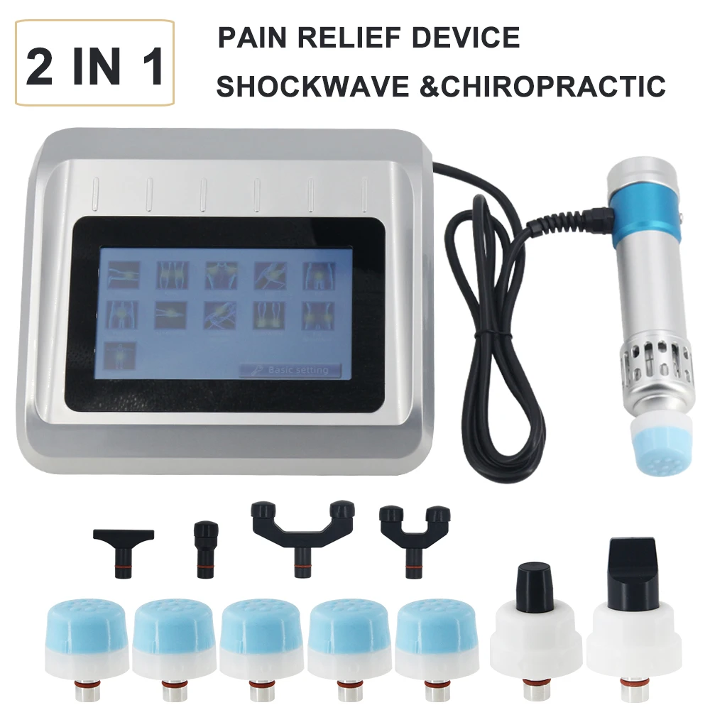 Shock Wave Therapy Machine Professional 2in 1 Improve Blood Circulation Tennis Elbow Injury Pain Removal ED Treatment Instrument
Shock Wave Therapy Machine Professional 2in 1 Improve Blood Circulation Tennis Elbow Injury Pain Removal ED Treatment Instrument