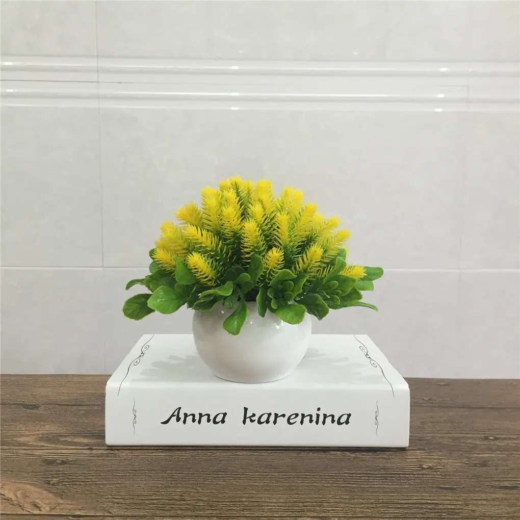 Fake Flowers Potted Ornaments Artificial Plants Bonsai Small Tree Pot Plants Bonsai Lotus Flowers Home Decoration Garden Decor
Fake Flowers Potted Ornaments Artificial Plants Bonsai Small Tree Pot Plants Bonsai Lotus Flowers Home Decoration Garden Decor