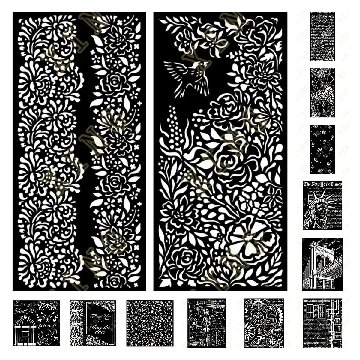 New Statue of Liberty Compass Bridge Airplane Clocks Bird Diy Layering Stencils Painting Scrapbook Coloring Embossing Template
New Statue of Liberty Compass Bridge Airplane Clocks Bird Diy Layering Stencils Painting Scrapbook Coloring Embossing Template