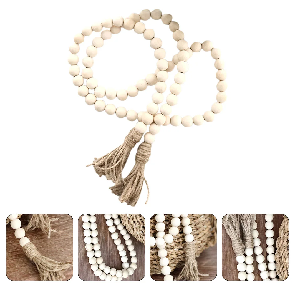 Decor Beads Garland Bead Farmhouse Wooden Wood Home Tassel Rustic Wall Hanging Tassels Decorative String Prayer Christmas
Decor Beads Garland Bead Farmhouse Wooden Wood Home Tassel Rustic Wall Hanging Tassels Decorative String Prayer Christmas