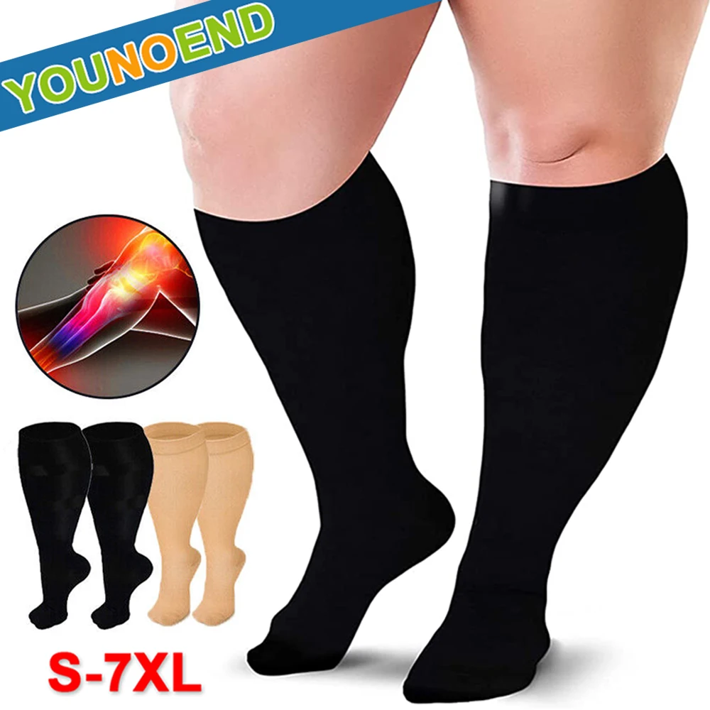 1Pair S-7XL Varicose Veins Stocking Elastic Socks Support Leg Shin Sock Fatigue Relief Leg Compression Calf Sleeves Sock
1Pair S-7XL Varicose Veins Stocking Elastic Socks Support Leg Shin Sock Fatigue Relief Leg Compression Calf Sleeves Sock