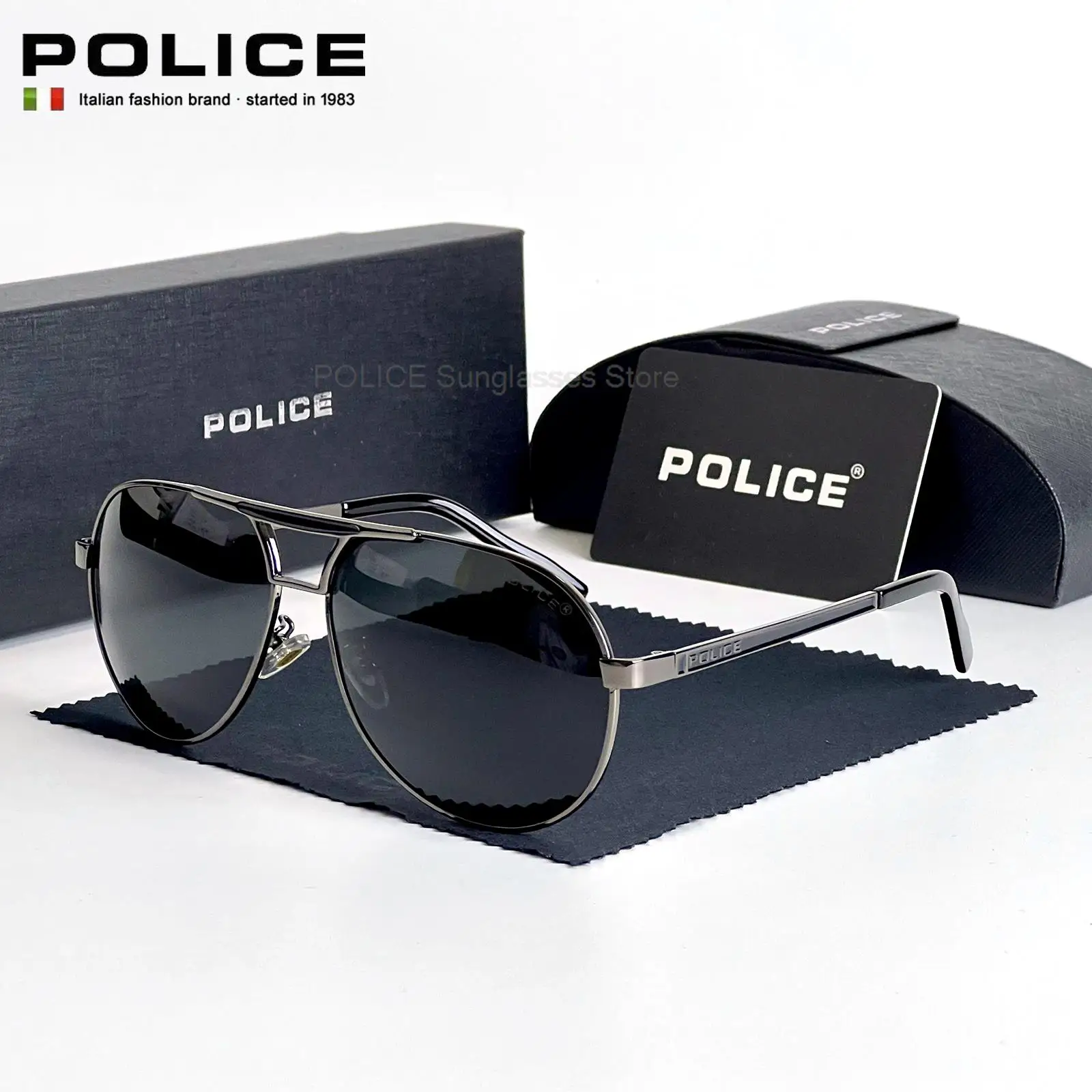 POLICE High End Brand Sunglasses Classic Polarized Glasses Brand Designer Men Driving Retro SunGlass P8480 UV400
POLICE High End Brand Sunglasses Classic Polarized Glasses Brand Designer Men Driving Retro SunGlass P8480 UV400