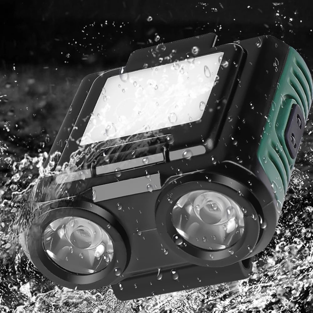 LED Handwave Sensor 3-4 Hours USB Rechargeable Headlight Power Indicator Headlamp Flashlight Multifunctional for Camping/Fishing
LED Handwave Sensor 3-4 Hours USB Rechargeable Headlight Power Indicator Headlamp Flashlight Multifunctional for Camping/Fishing