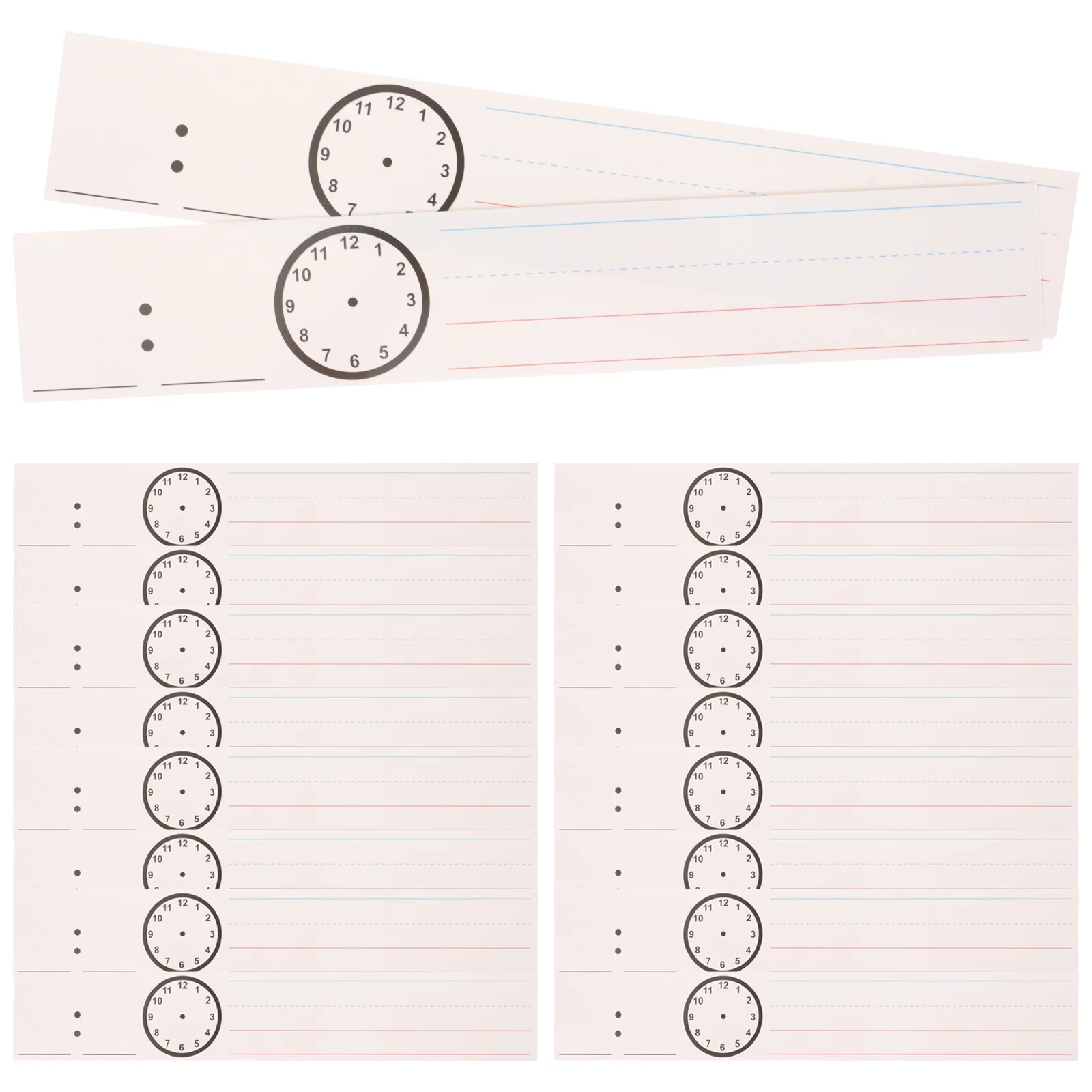 18 Sheets Flash Card Learning Sentence Bar Student Kid Clock Teacher Word Strips Paper Kids
18 Sheets Flash Card Learning Sentence Bar Student Kid Clock Teacher Word Strips Paper Kids