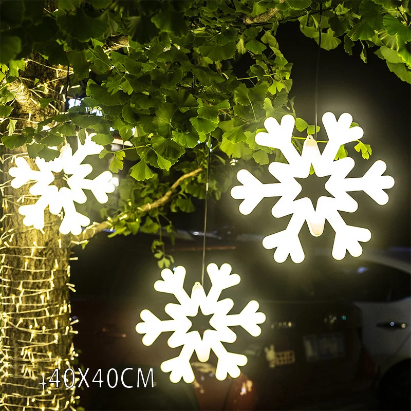 40cm Neon Night Light LED Pendant Lights Snowflake Lamp Landscape Lighting Christmas Decoration 2023 Home Decoration Ornaments
40cm Neon Night Light LED Pendant Lights Snowflake Lamp Landscape Lighting Christmas Decoration 2023 Home Decoration Ornaments