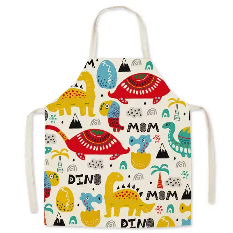 Cartoon Dinosaur Pattern Children's Antifouling Apron Parent-child Household Kitchen Cooking Adults Sleeveless Backless Apron
Cartoon Dinosaur Pattern Children's Antifouling Apron Parent-child Household Kitchen Cooking Adults Sleeveless Backless Apron