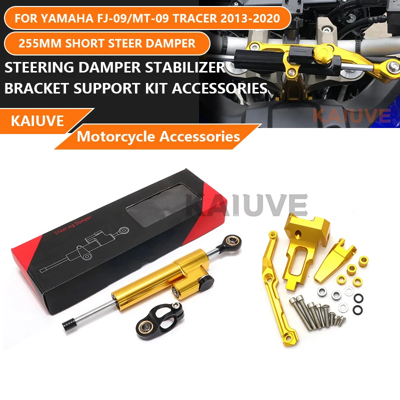 KAIUVE 255MM Motorcycle Steering Damper Stabilizer Mount Bracket Support Kit For Yamaha FJ-09/MT-09 Tracer 2013-2020 Accessories
KAIUVE 255MM Motorcycle Steering Damper Stabilizer Mount Bracket Support Kit For Yamaha FJ-09/MT-09 Tracer 2013-2020 Accessories