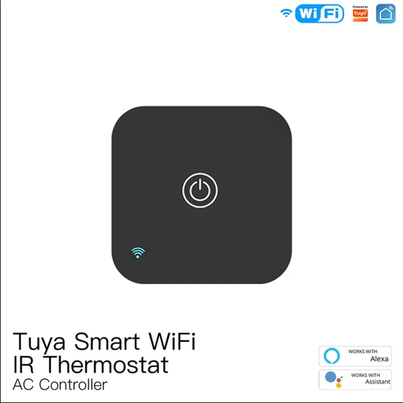 Wifi IR Thermostat AC Controller Touch Button Smart Life Tuya APP Wireless Temperature Humidity Sensor Voice
Wifi IR Thermostat AC Controller Touch Button Smart Life Tuya APP Wireless Temperature Humidity Sensor Voice