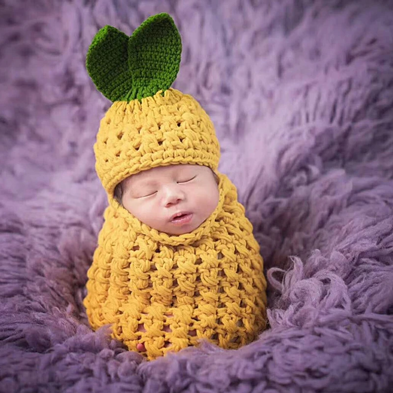 2Pcs Set Newborn Baby Photography Clothing Photo Shoot Sleeping Bag Swaddle Photography Props Pineapple Shape With Hat Acessorie
2Pcs Set Newborn Baby Photography Clothing Photo Shoot Sleeping Bag Swaddle Photography Props Pineapple Shape With Hat Acessorie