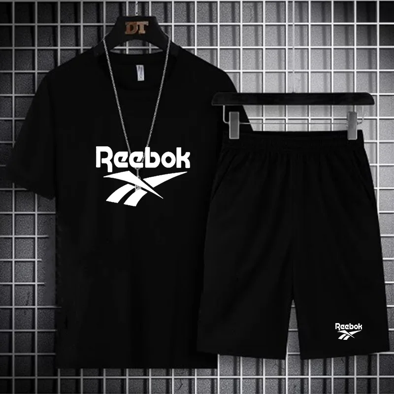 Sports suit men's summer short sleeve shorts quick drying T-shirt loose breathable fitness running casual sportswear large Spor
Sports suit men's summer short sleeve shorts quick drying T-shirt loose breathable fitness running casual sportswear large Spor