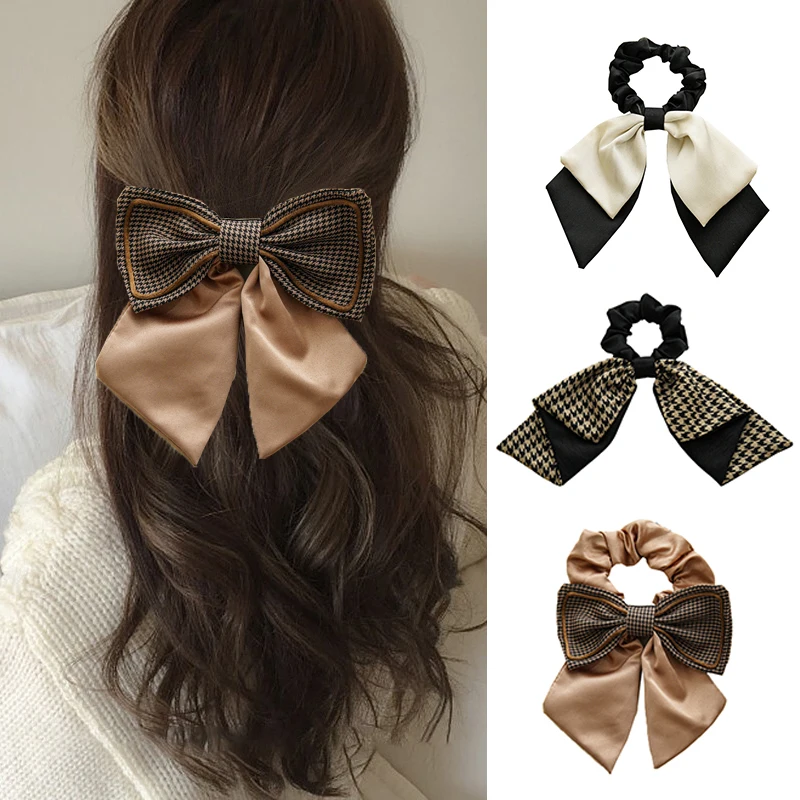 Hair Accessories Print Bowknot Scrunchies Ponytail Hair Scarf Hair Tie Black White Elastic Hair Bands Bow Hair Rope Hair Ring
Hair Accessories Print Bowknot Scrunchies Ponytail Hair Scarf Hair Tie Black White Elastic Hair Bands Bow Hair Rope Hair Ring