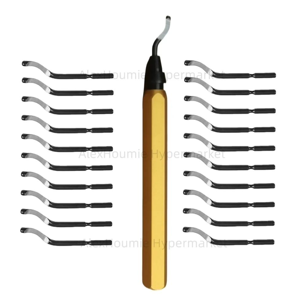 Инструмент для снятия заусенцев с 1 + 20 лезвиями RB1000 Металлическая торговля для гладкой отделки кромок Идеально подходит для металлической смолы HVAC Профессиональное расширение кабелепровода 
Инструмент для снятия заусенцев с 1 + 20 лезвиями RB1000 Металлическая торговля для гладкой отделки кромок Идеально подходит для металлической смолы HVAC Профессиональное расширение кабелепровода