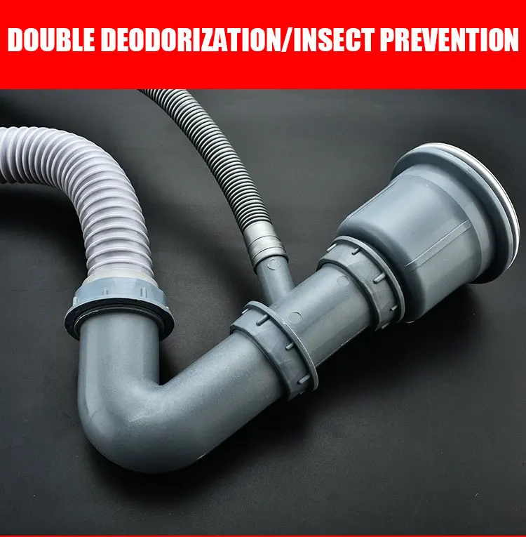 Universal Sink Drain Pipe Set Retractable Deodorant Sewer Drainage Water Hose Wash Basin Drainer Bathroom Kitchen Accessories
Universal Sink Drain Pipe Set Retractable Deodorant Sewer Drainage Water Hose Wash Basin Drainer Bathroom Kitchen Accessories