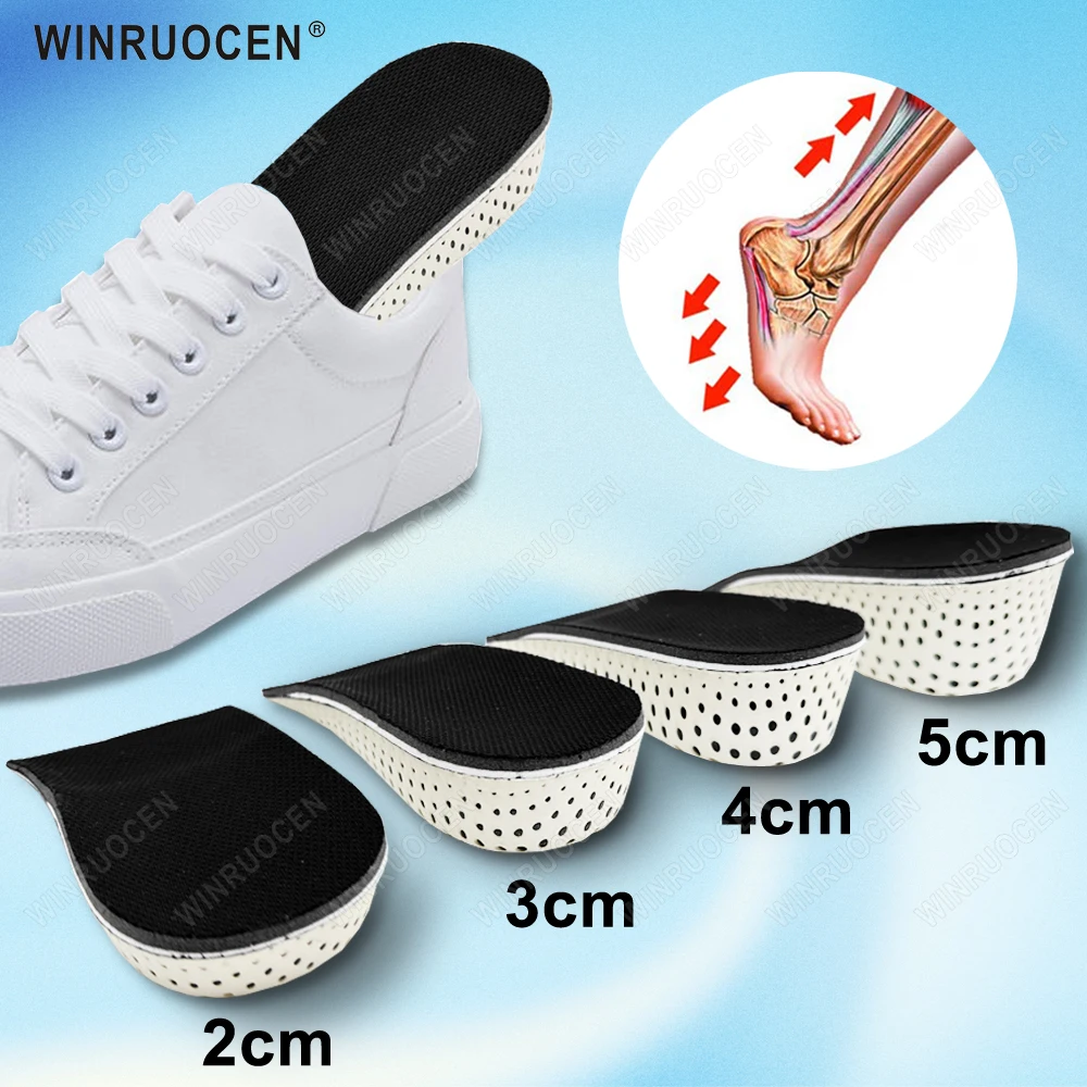 WINRUOCEN Half Height Increase Insoles 2-5 CM Shoe Heel Insert Sports Heel Lifting Cushion Insoles For Unisex Invisible Pad
WINRUOCEN Half Height Increase Insoles 2-5 CM Shoe Heel Insert Sports Heel Lifting Cushion Insoles For Unisex Invisible Pad