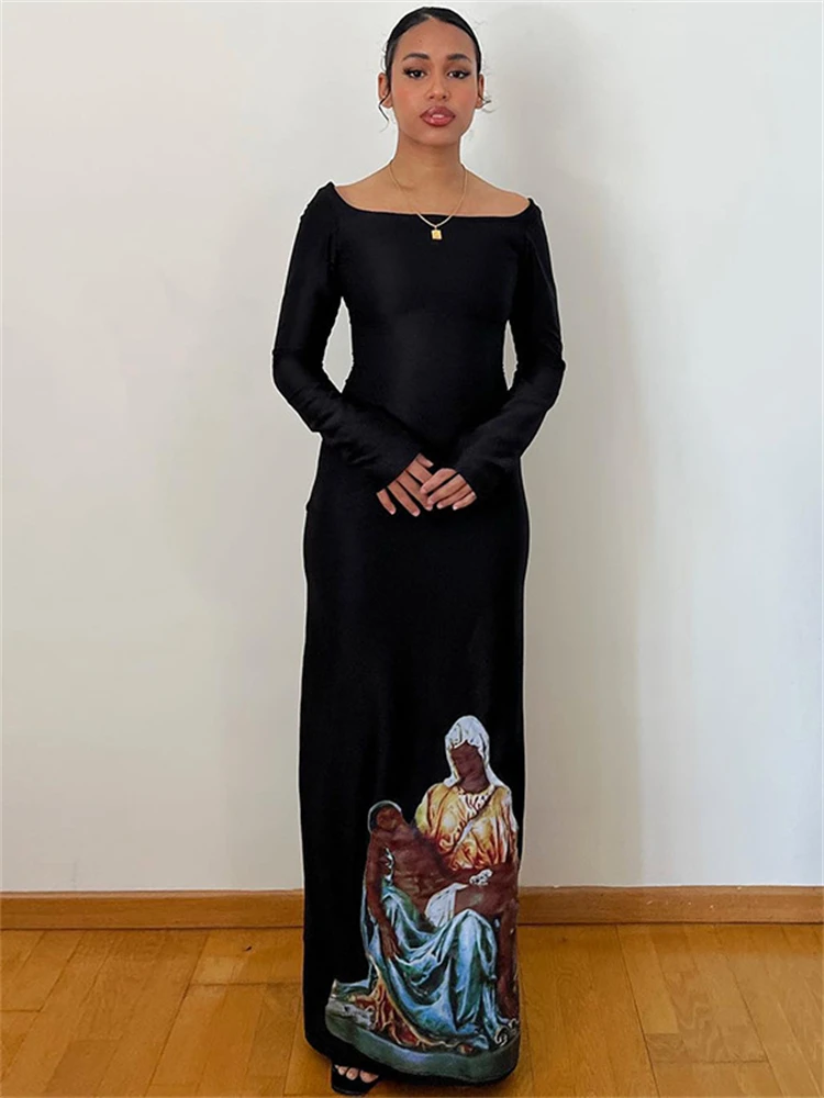 Habbris Autumn Sexy Graphic Maxi Dresses Club Outfit For Women 2022 Long Sleeve Bodycon Party Long Dress Female Casual Dress
Habbris Autumn Sexy Graphic Maxi Dresses Club Outfit For Women 2022 Long Sleeve Bodycon Party Long Dress Female Casual Dress
