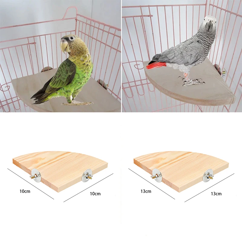 1PC Pet Bird Parrot Wood Platform Stand fan shape Toy Rack Hamster Branch Perches Bird Cage Toys Pet Station Board
1PC Pet Bird Parrot Wood Platform Stand fan shape Toy Rack Hamster Branch Perches Bird Cage Toys Pet Station Board