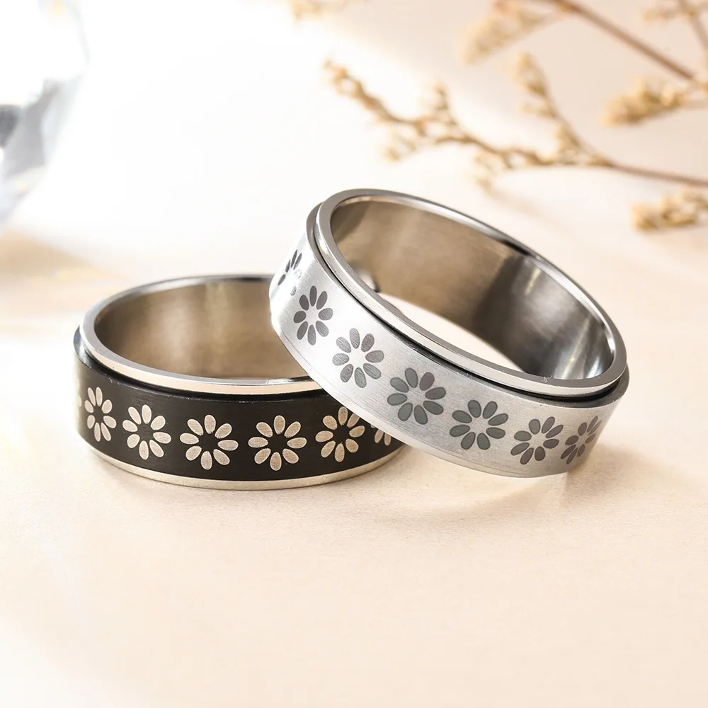 Anxiety Ring For Women Men Moon Star 2022 Trend Punk Stainless Steel Anti Stress Ring Creative Rotate Decompression Jewelry Gift
Anxiety Ring For Women Men Moon Star 2022 Trend Punk Stainless Steel Anti Stress Ring Creative Rotate Decompression Jewelry Gift