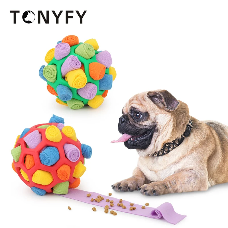 Dog Sniffing Ball Toy Pet Tibetan Food Slow Feeding Rubber Ball Increase IQ Leakage Food Feeder Puppy Training Games Sniff Ball
Dog Sniffing Ball Toy Pet Tibetan Food Slow Feeding Rubber Ball Increase IQ Leakage Food Feeder Puppy Training Games Sniff Ball