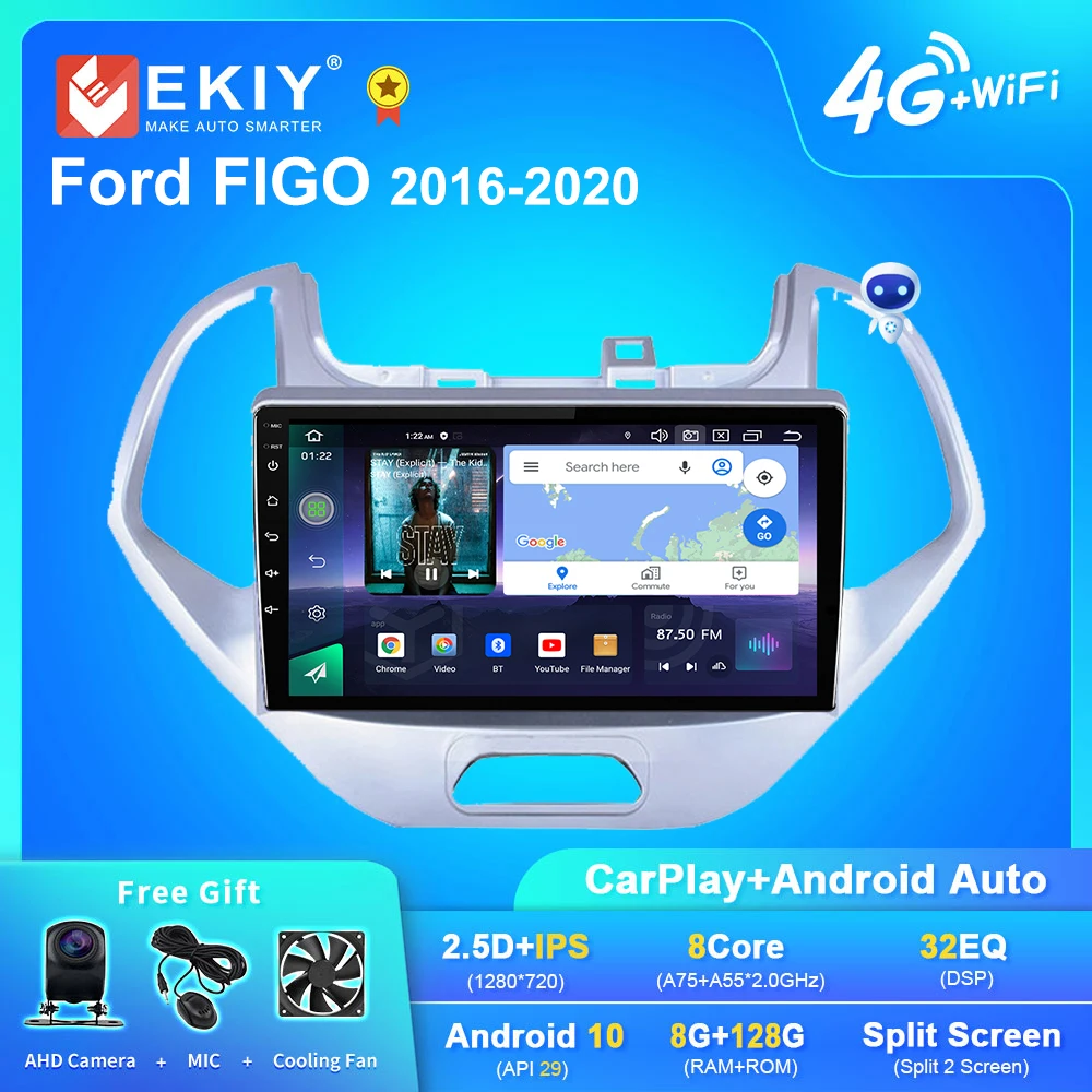 EKIY Q7 Автомагнитола для Ford FIGO 2016-2020 Android 10 Авторадио ADAS мультиметр плеер 1280*720 DSP Carplay GPS Navi No 2din HU
EKIY Q7 Автомагнитола для Ford FIGO 2016-2020 Android 10 Авторадио ADAS мультиметр плеер 1280*720 DSP Carplay GPS Navi No 2din HU