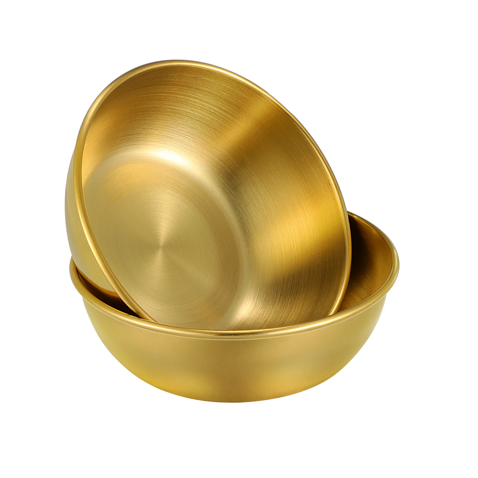 Hemoton 4pcs Round Seasoning Dish Stainless Steel Dipping Saucers Bowls Mini Appetizer Plates for Home Restaurant (Golden)
Hemoton 4pcs Round Seasoning Dish Stainless Steel Dipping Saucers Bowls Mini Appetizer Plates for Home Restaurant (Golden)