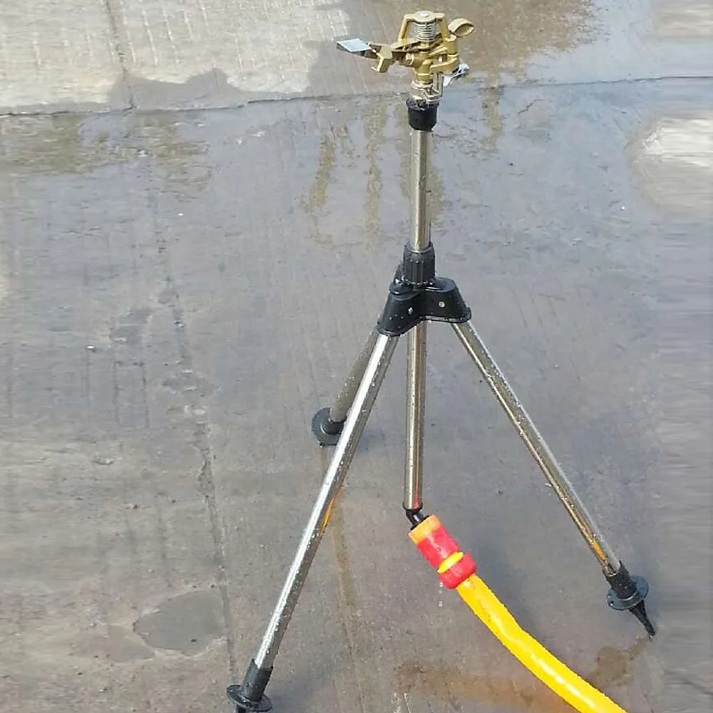 Garden Watering System Stainless Steel Tripod Impact Sprinkler Garden Kit for Farmland Plant Flower Irrigation System 360 Degree
Garden Watering System Stainless Steel Tripod Impact Sprinkler Garden Kit for Farmland Plant Flower Irrigation System 360 Degree
