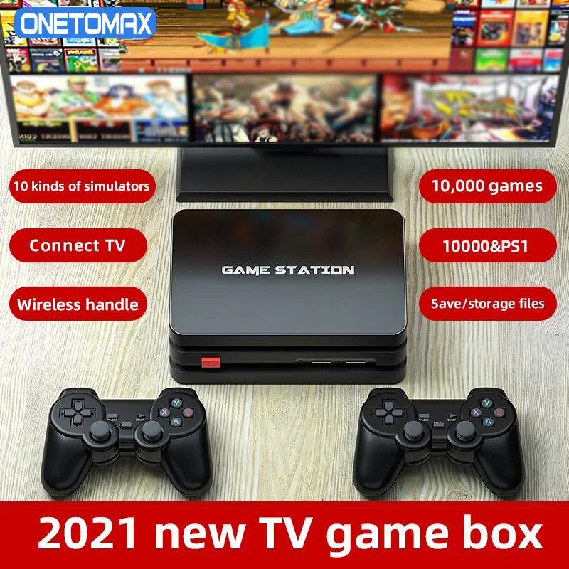 4K TV Game Console M8 Plus 10000+Games Video Game Console With Two Wireless Controller PS1 GBA Gamepad 64GB Game Stick Box
4K TV Game Console M8 Plus 10000+Games Video Game Console With Two Wireless Controller PS1 GBA Gamepad 64GB Game Stick Box