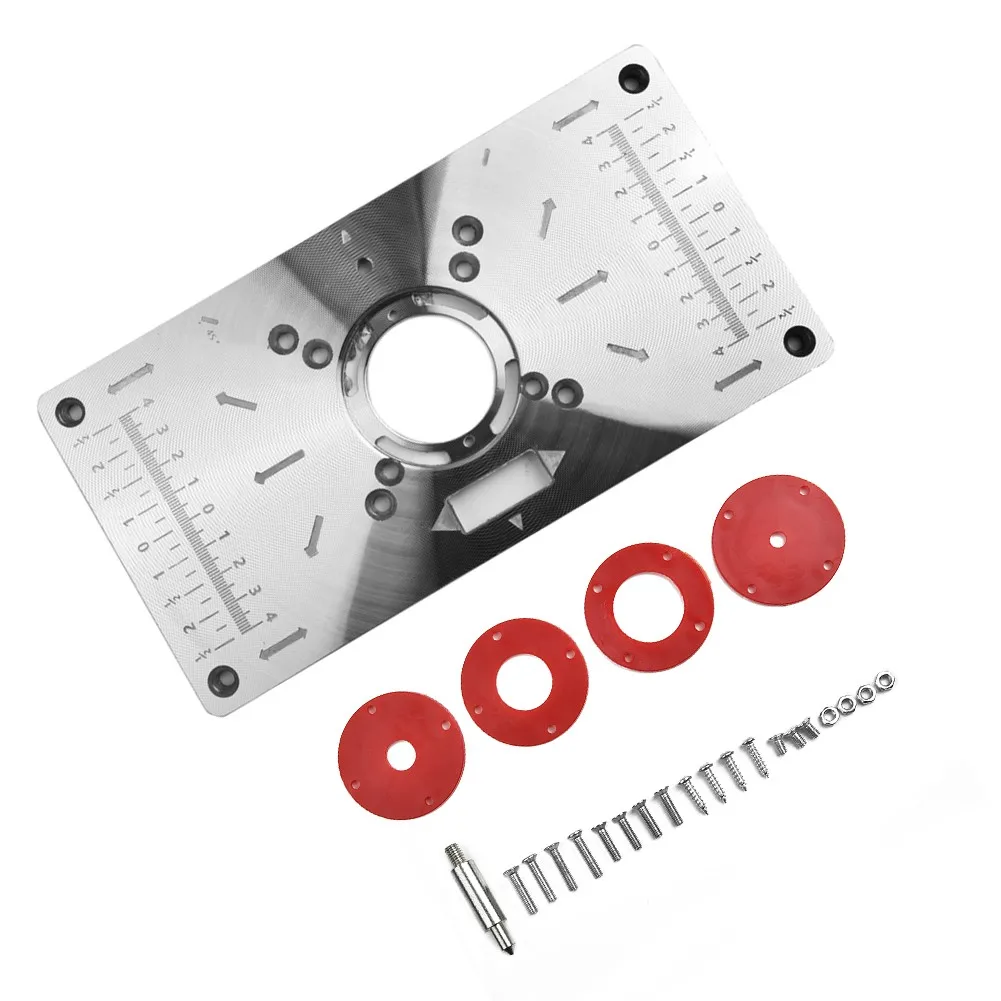 Practical Table Insert Plate Tool New Practical Aluminum Trimmer With Screws Woodworking Bench For RT0700C
Practical Table Insert Plate Tool New Practical Aluminum Trimmer With Screws Woodworking Bench For RT0700C