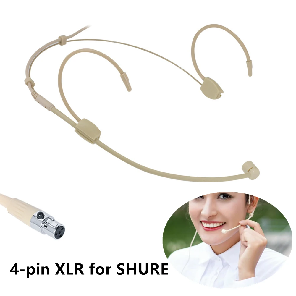 Однонаправленный XLR 4-контактный головной беспроводной микрофон с чехлами гарнитура микрофон для Shure беспроводной бежевый
Однонаправленный XLR 4-контактный головной беспроводной микрофон с чехлами гарнитура микрофон для Shure беспроводной бежевый
