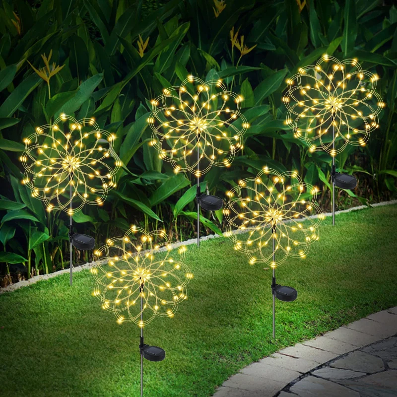 150 LED Solar Fireworks Light 7 Color Solar Jellyfish Lamp Sunflowers IP65 Waterproof Garden Lights For Patio Pathway Decoration
150 LED Solar Fireworks Light 7 Color Solar Jellyfish Lamp Sunflowers IP65 Waterproof Garden Lights For Patio Pathway Decoration