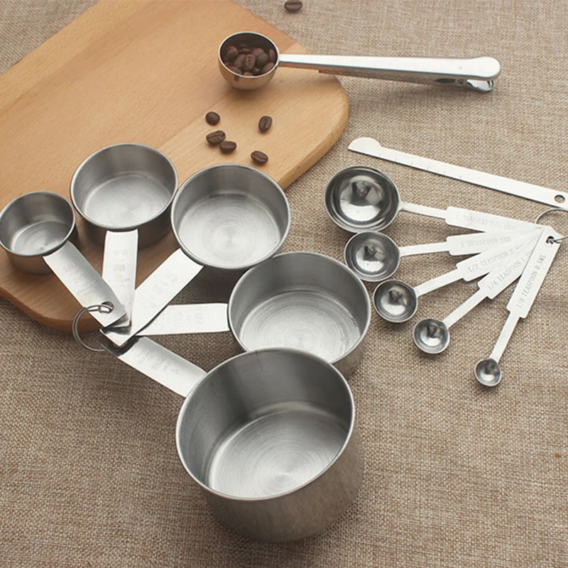 Measuring Cups Premium Stackable Kitchen Measuring Spoon Set Stainless Steel Measuring Cups and Spoons Set
Measuring Cups Premium Stackable Kitchen Measuring Spoon Set Stainless Steel Measuring Cups and Spoons Set