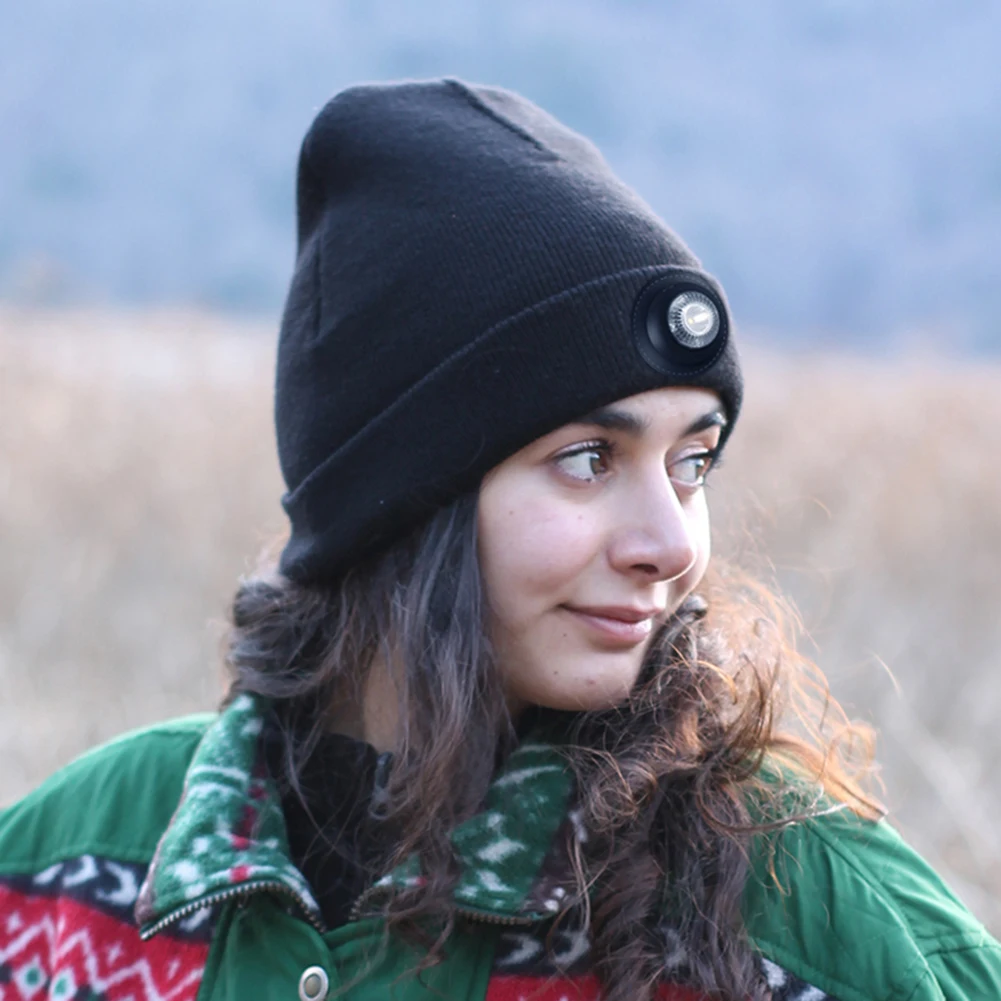Knitted Hat Headlight Windproof Winter Beanie Hats LED Light Removable Type-C USB Charging for Hunting Camping Running Fishing
Knitted Hat Headlight Windproof Winter Beanie Hats LED Light Removable Type-C USB Charging for Hunting Camping Running Fishing