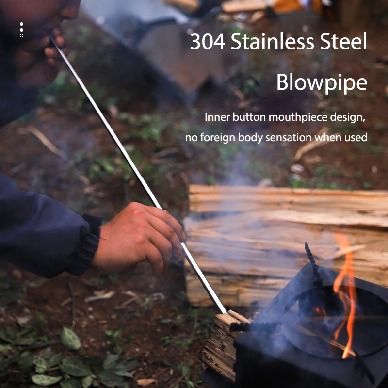 Blow Fire Tube Mouth Blowpipe Collapsible Outdoor Cooking Blow Fire Tube Beach Garden Tool Camping Equipment Blowing Fire Stick
Blow Fire Tube Mouth Blowpipe Collapsible Outdoor Cooking Blow Fire Tube Beach Garden Tool Camping Equipment Blowing Fire Stick